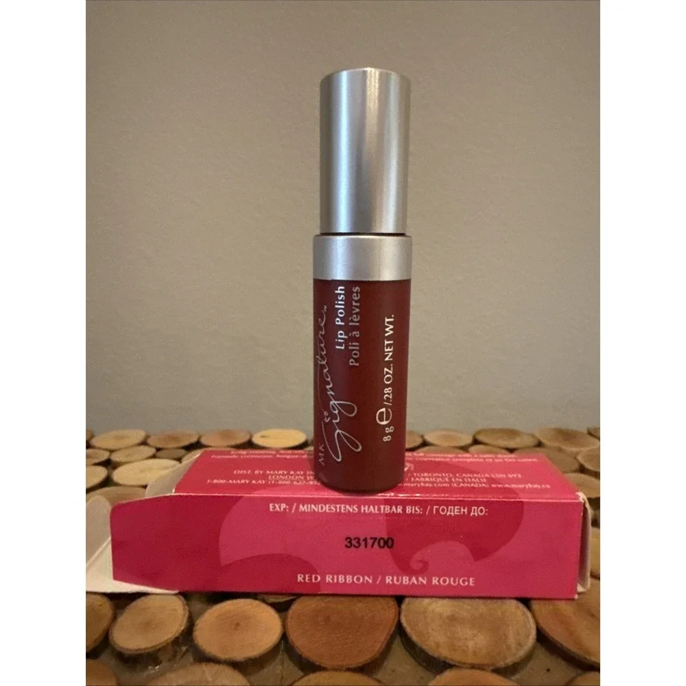 New In Box Mary Kay Signature Lip Polish RED RIBBON‎ Full Size ~ NOS